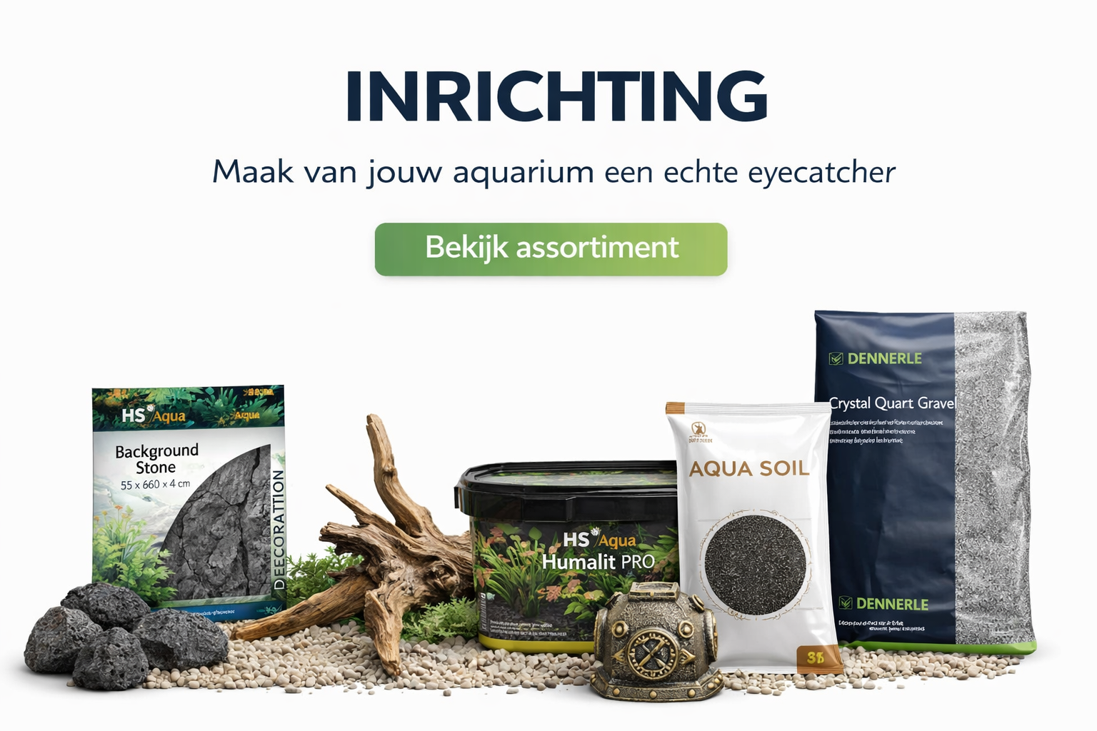 Aquariastore regelt alles voor uw aquarium