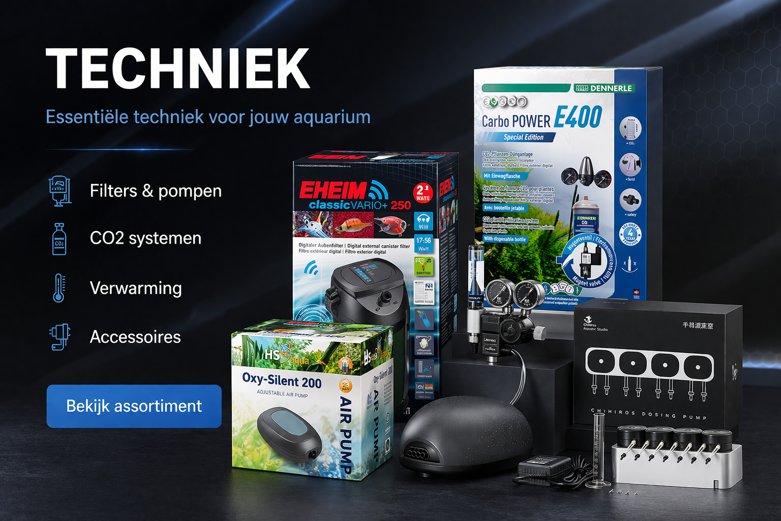 Hoogwaardige techniek voor optimale prestaties via Aquariastore
