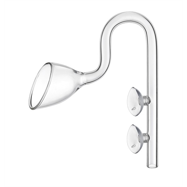 HS Aqua Glazen uitstroombuis Lily