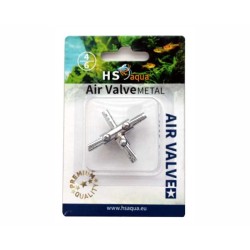 HS Aqua 3-weg Luchtkraan Metaal 4-6 mm