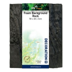 HS Aqua Foam Background Rock Black