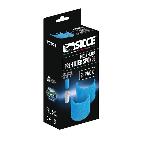 Sicce Mega Filtra Prefilter Patroon 2 stuks